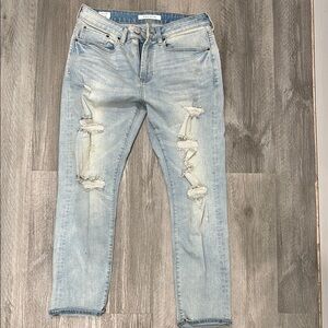 Light Blue Distressed Jeans